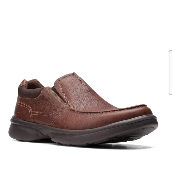 Clarks Men's Bradley Step Slip On Shoes Brown Size 12 M